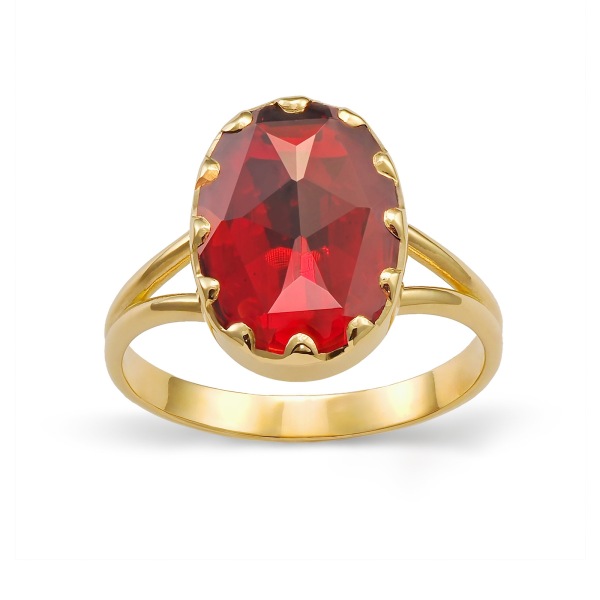 Bague Grenat Ovale