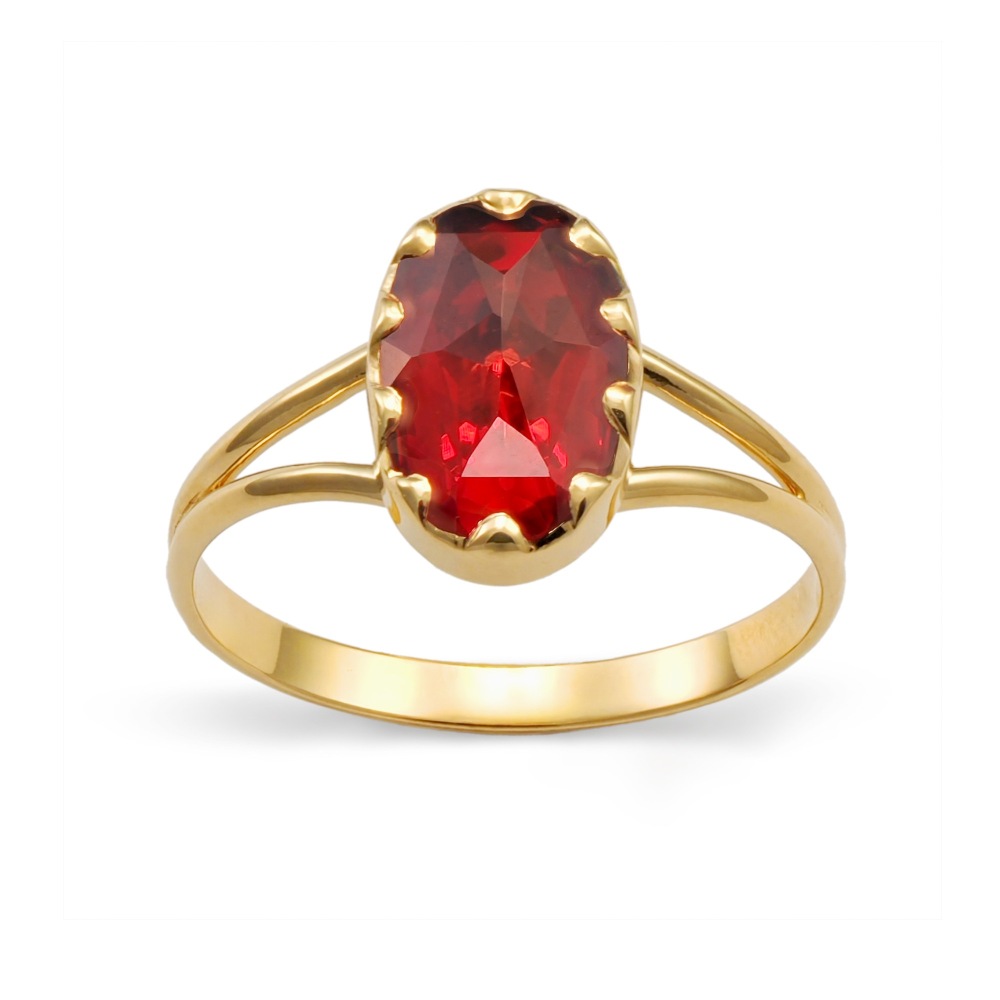 Bague Grenat Ovale
