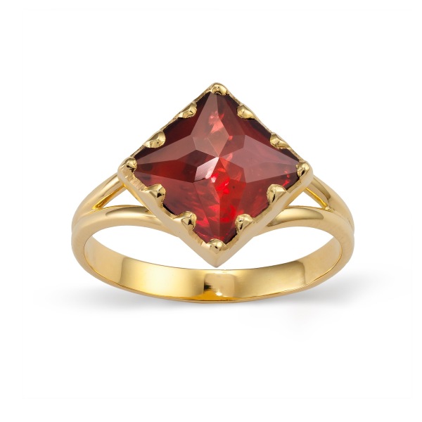 Bague Grenat Losange