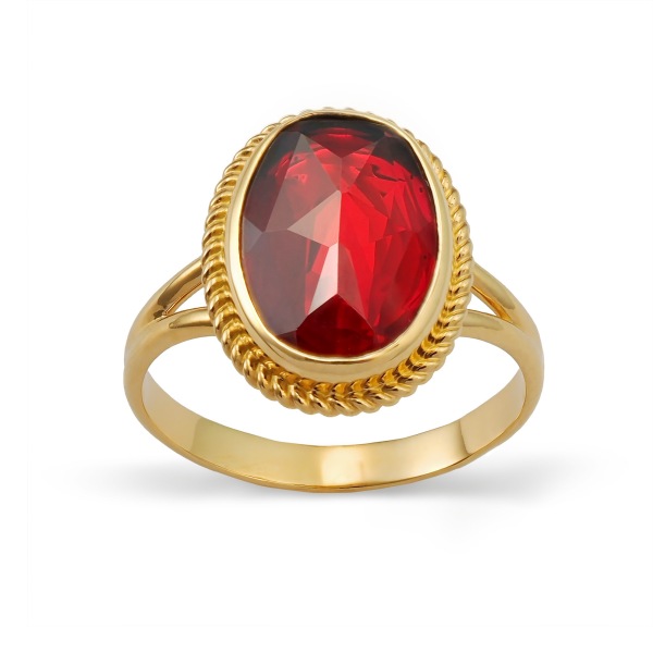 Bague Grenat Ovale