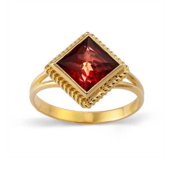 Bague Grenat Losange