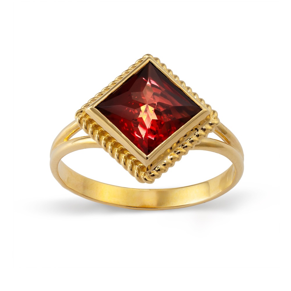 Bague Grenat Losange