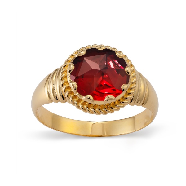 Bague Corps Godrons