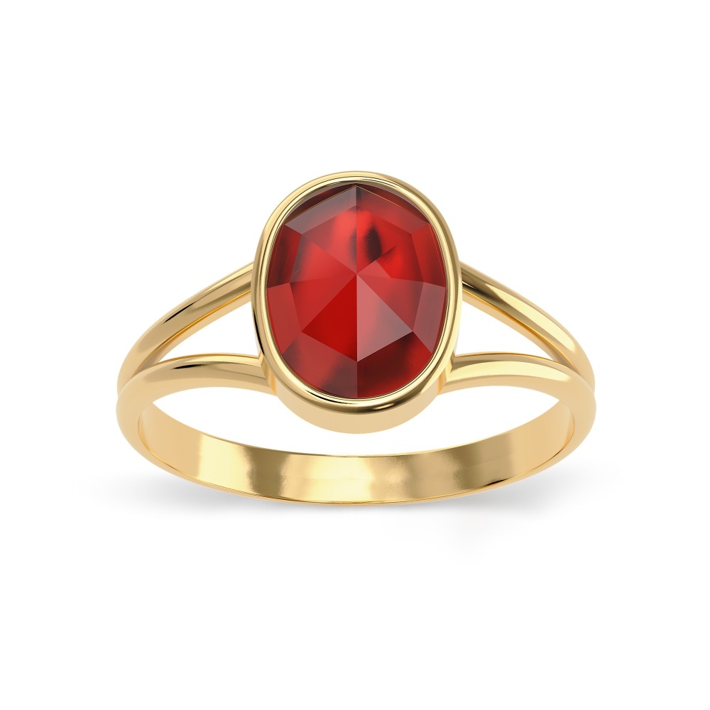 Bague Grenat Ovale