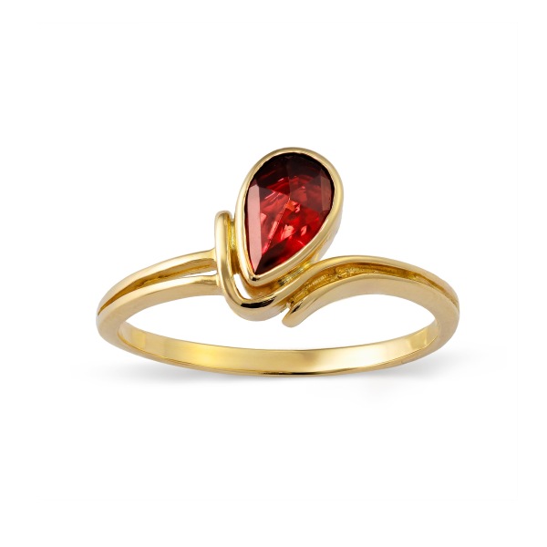 Bague Grenat Goutte