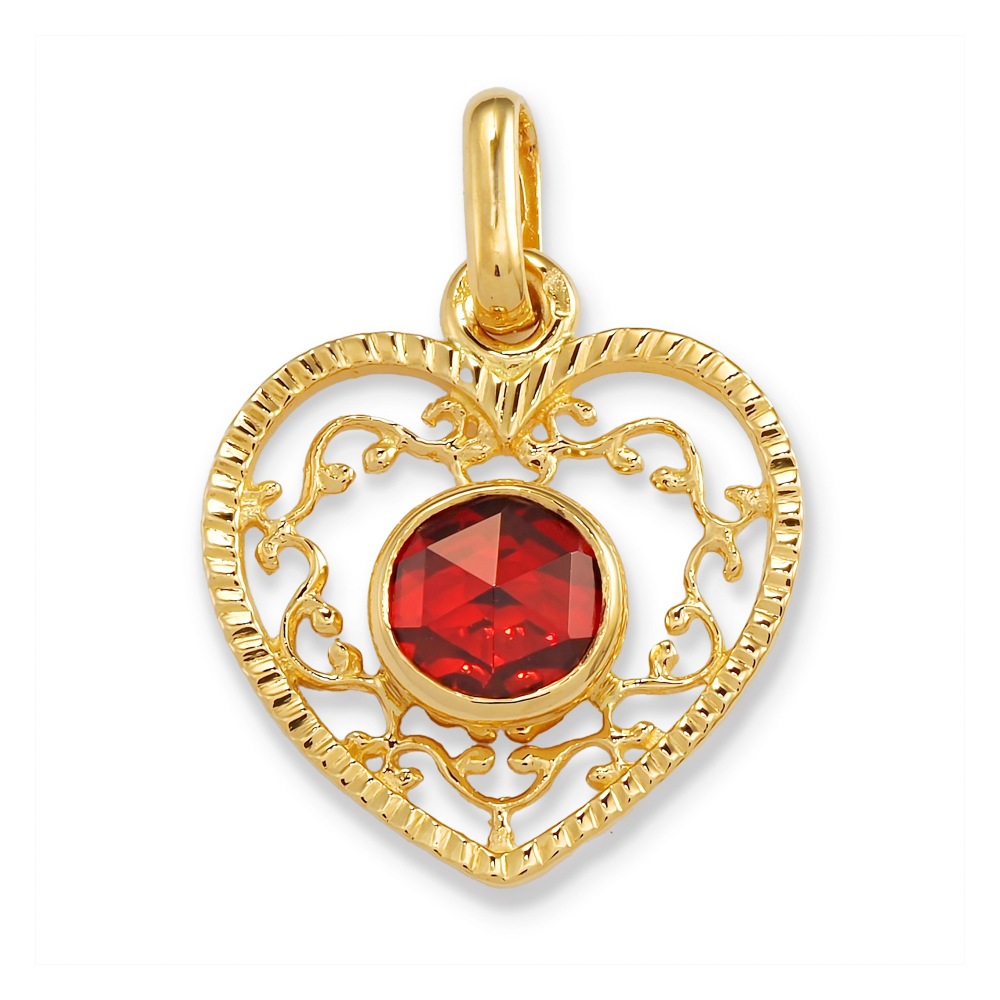 Pendentif Cœur Filigrane