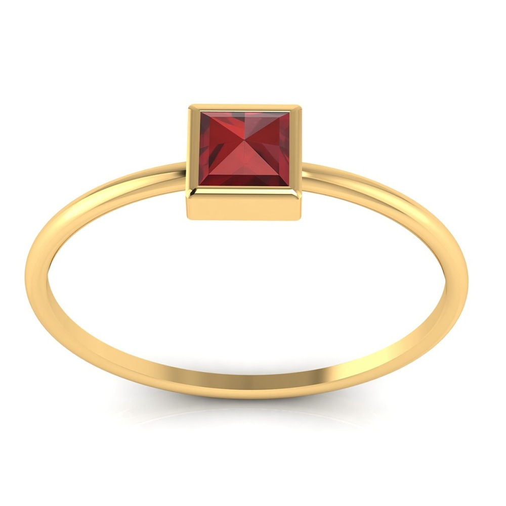 Bague Fine Carrée