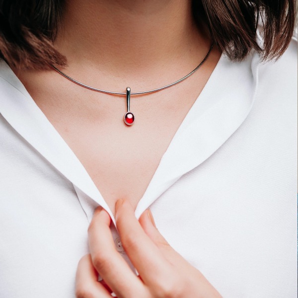 Pendentif Grenat