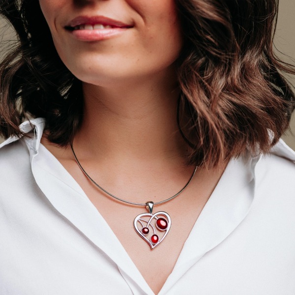Pendentif Grenat Passion