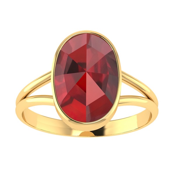 Bague Grenat Ovale