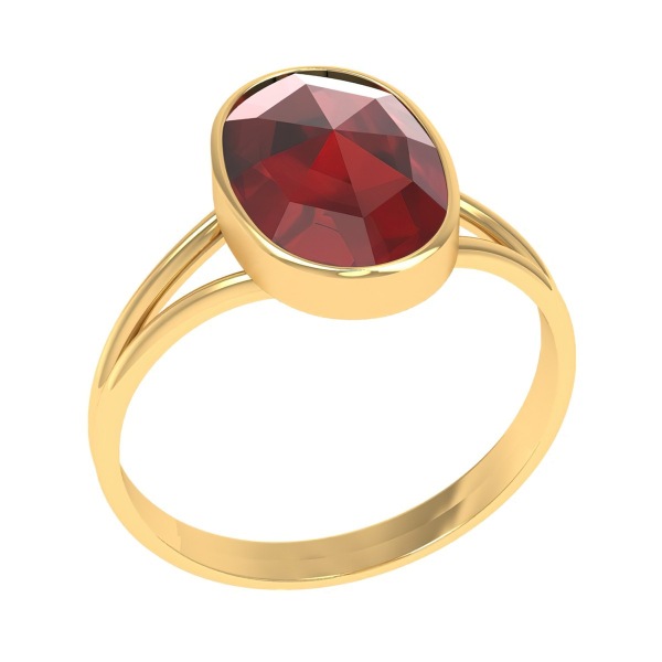 Bague Grenat Ovale