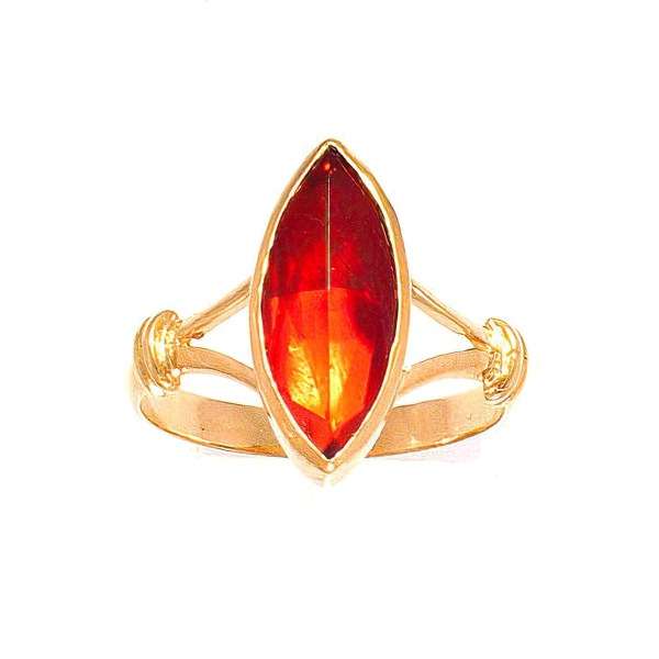 Bague Grenat Navette