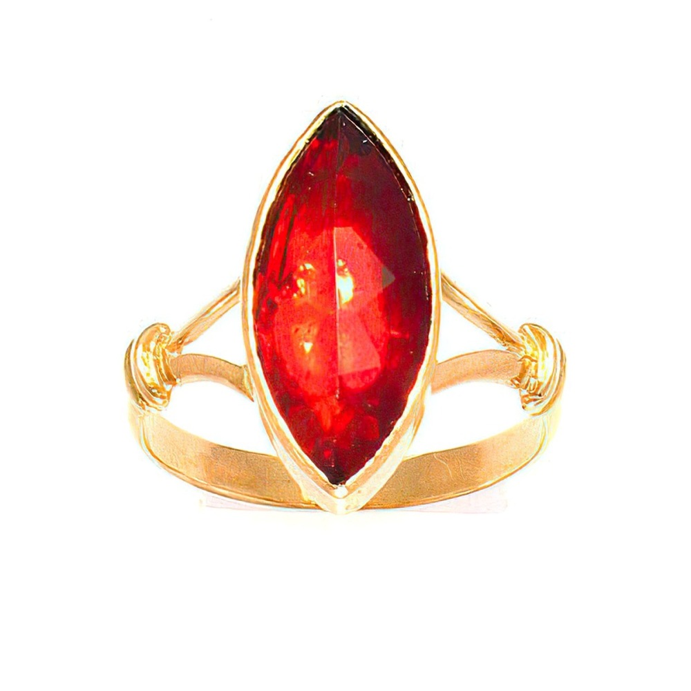 Bague Grenat Navette