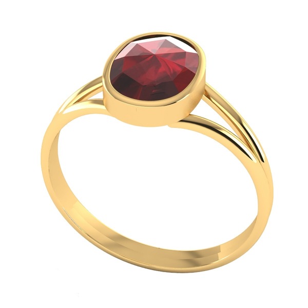Bague Grenat Ovale