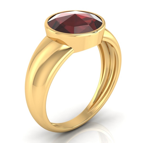 Bague Grenat Rond