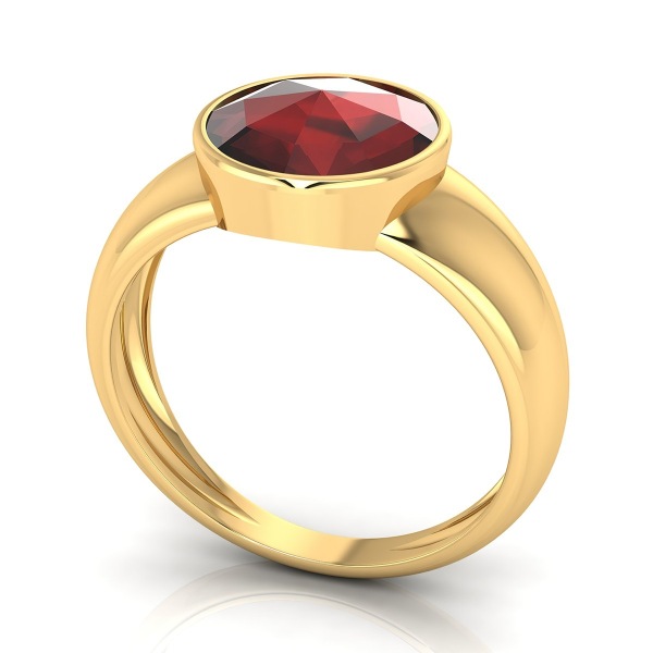 Bague Grenat Rond