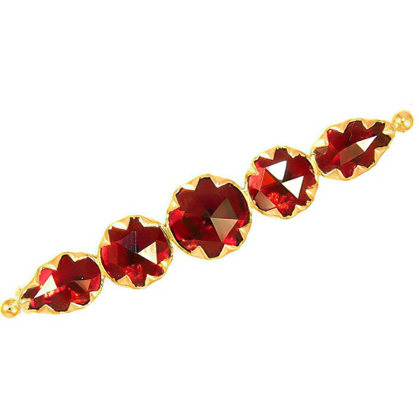 Broche Grenats
