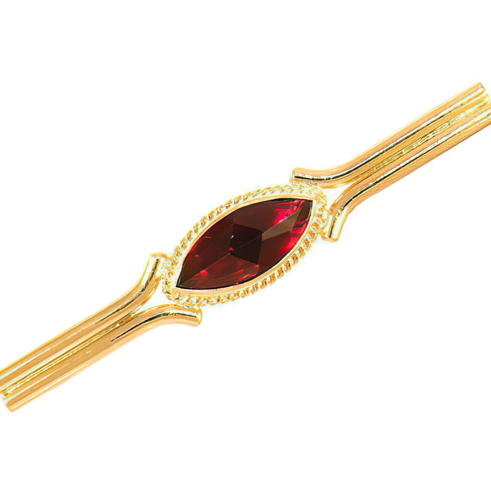Broche Grenat