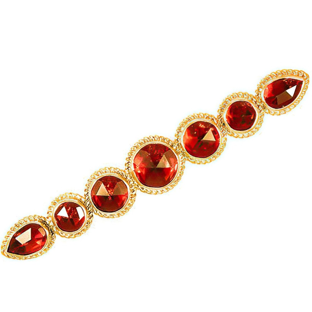 Broche Grenats