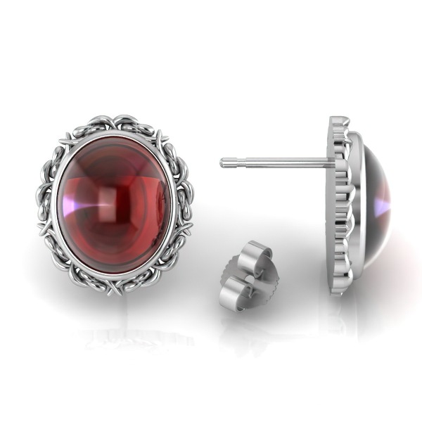 Boucles d'oreilles Ovales