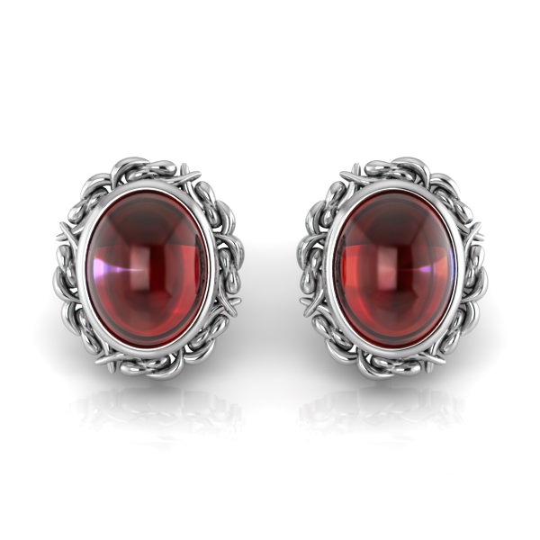 Boucles d'oreilles Ovales