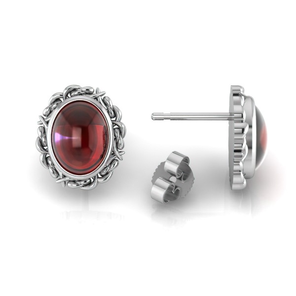 Boucles d'oreilles Ovales