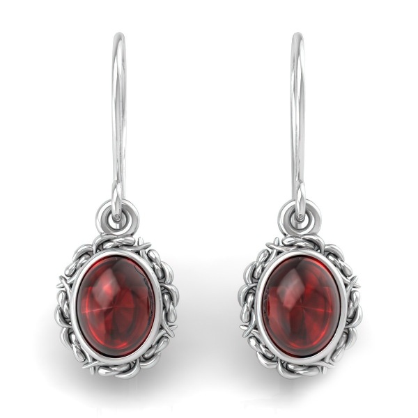 Boucles d'oreilles Ovales