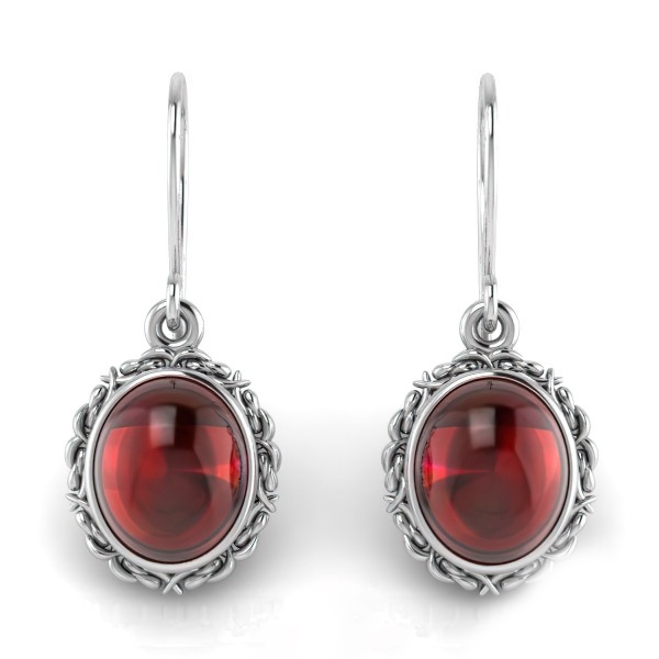 Boucles d'oreilles Ovales