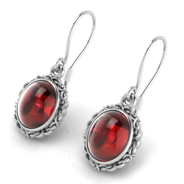 Boucles d'oreilles Ovales