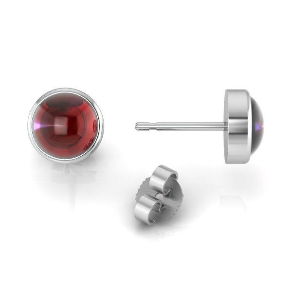 Boucles d'oreilles Grenats