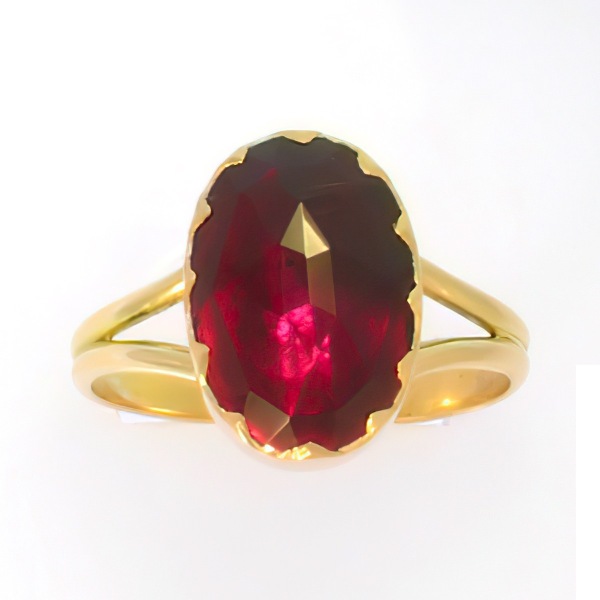 Bague Grenat Ovale