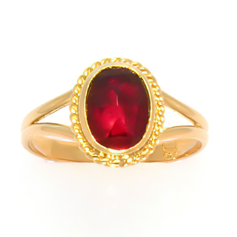 Bague Grenat Ovale