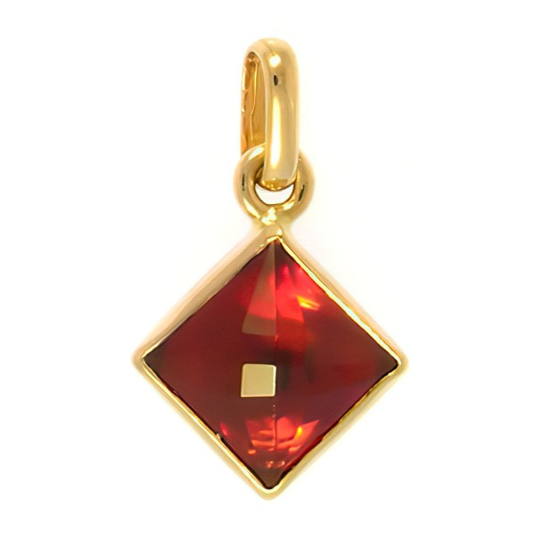 Pendentif Grenat Losange