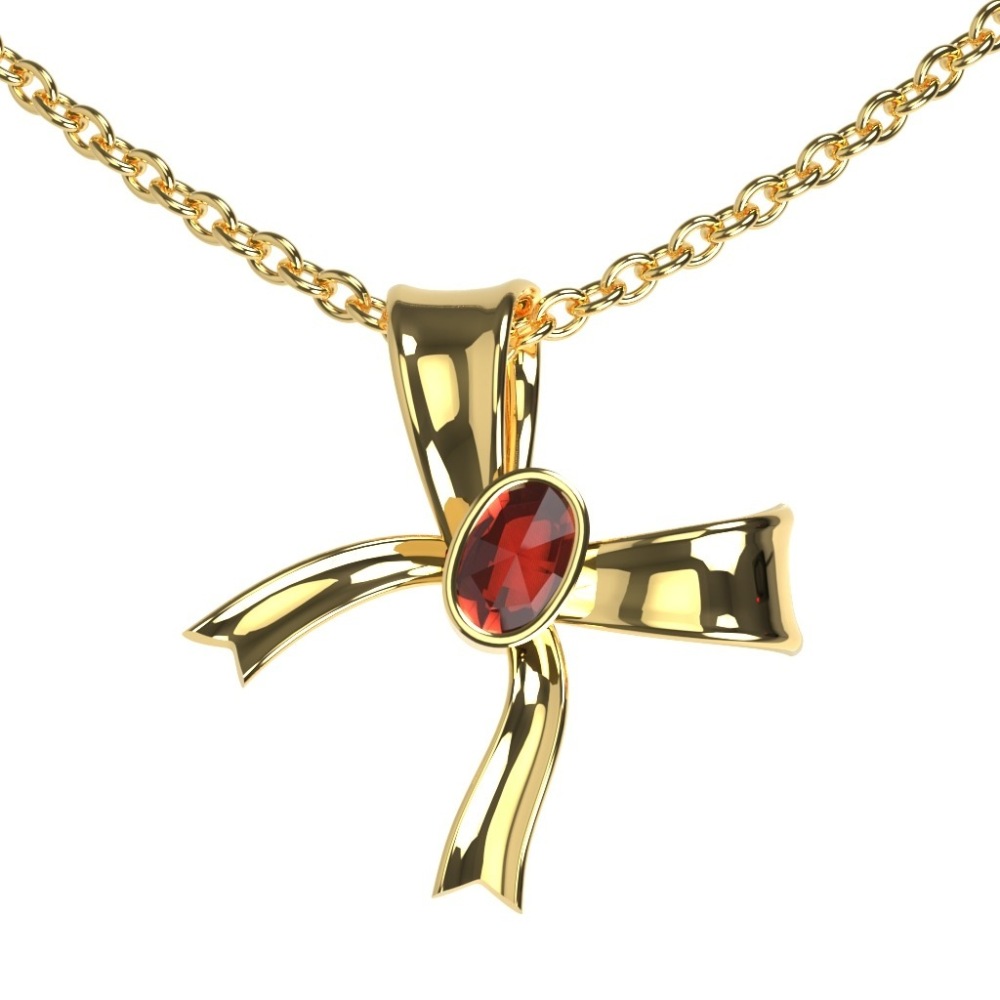 Collier avec pendentif - Argenté/nœud - ENFANT | H&M FR