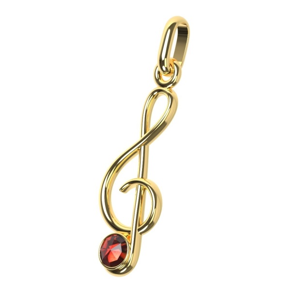 Pendentif Clé de Sol