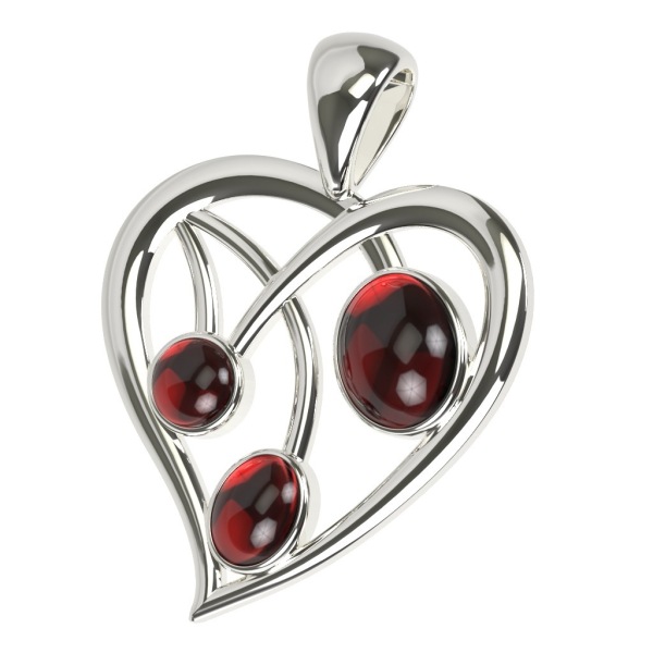 Pendentif Grenat Passion