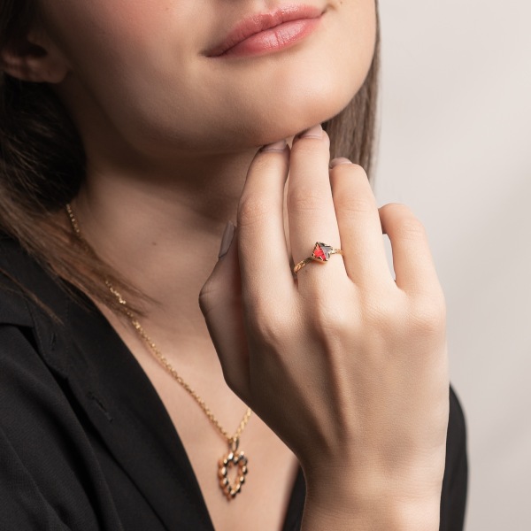 Bague Corps Ciselé