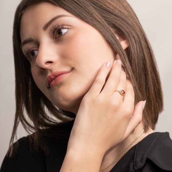 Bague Corps Ciselé