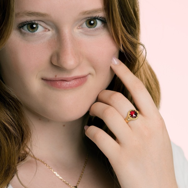 Bague Corps Godrons