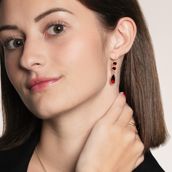 Boucles d'oreilles Pampilles