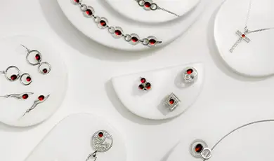 Collection grenat catalan Argent